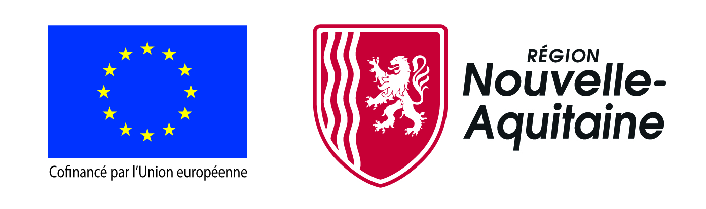 logos Union européenne et Région Nouvelle Aquitaine